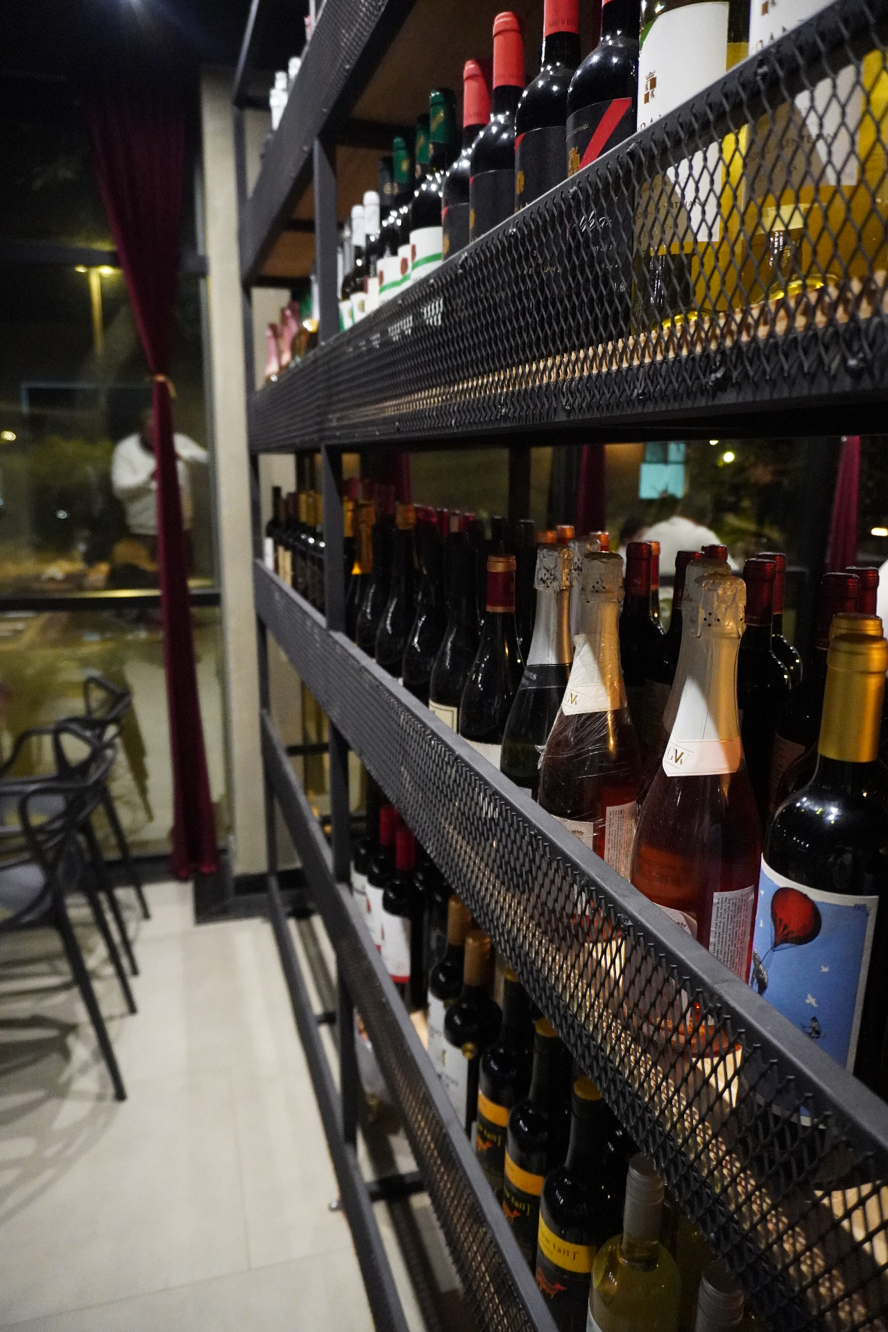 Adega de vinhos selecionados
